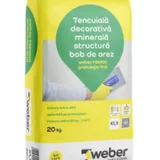 Tencuiala decorativa minerala cu granulatie 2 mm, Weber MIN100 K2